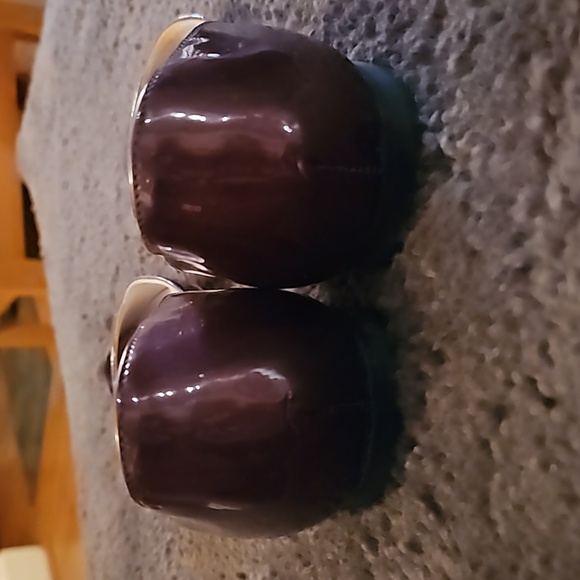 Manolo Blahnik Wine colored Patent Leather Soussa d'Orsay Flats Size 36/5.5 - Picture 10 of 10